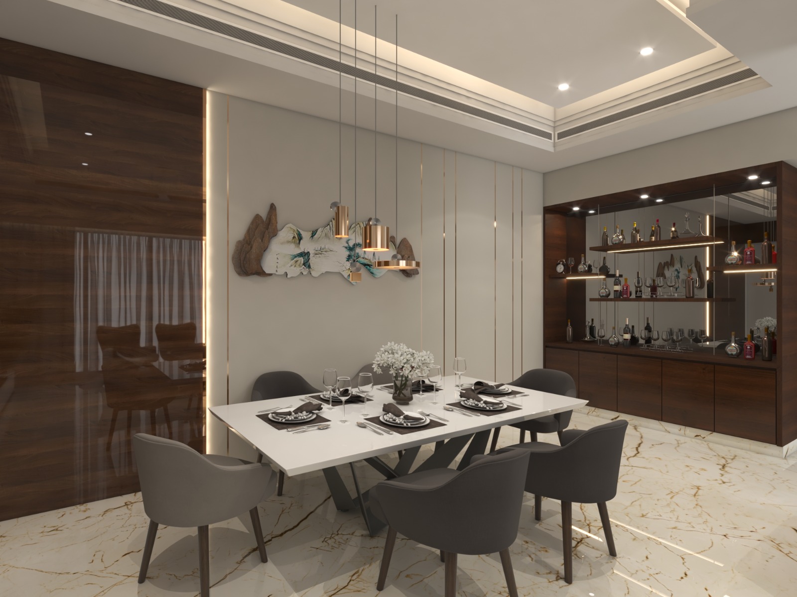 Chic Dining Area